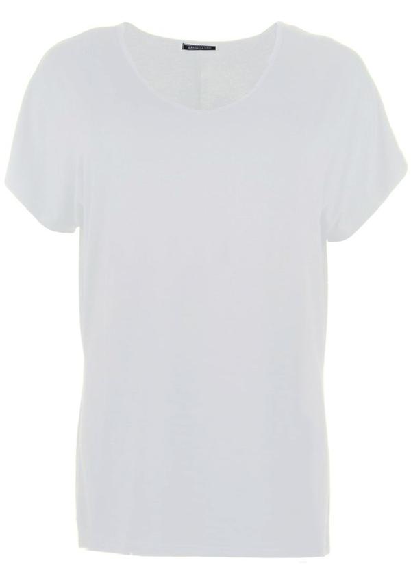Sandgaard basis t-shirt i hvid (4574662066265)