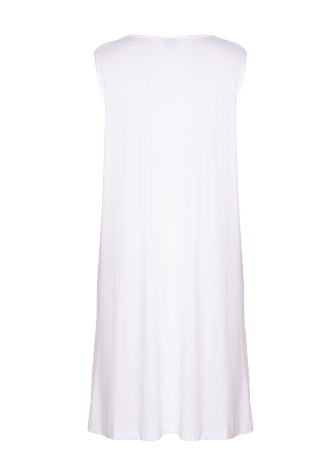 Hvid basis kjole fra Gozzip (7060970799193)