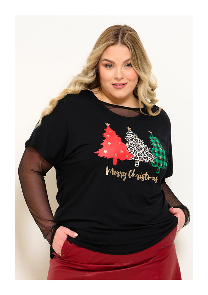 Merry Christmas t-shirt fra No. 1 by Ox (7167211864153)