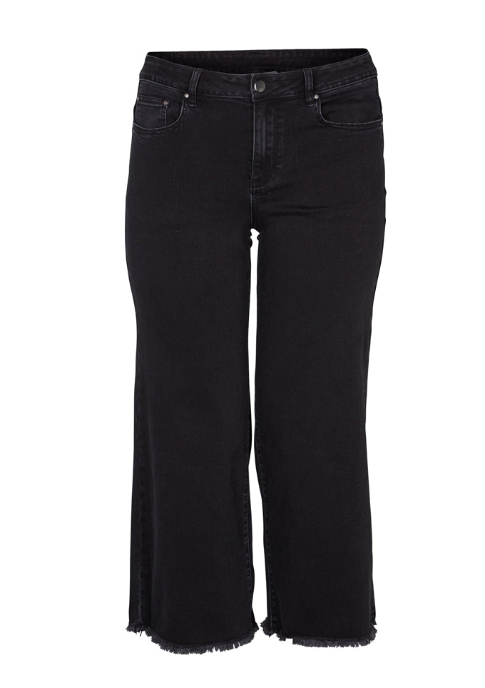 Sort Fia baggy jeans fra Zoey (6998808559705)